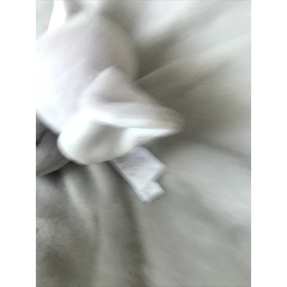 Carter's Gray Elephant Security Blanket Grey‎ Lovey Lovie Soft Cuddle Satin 2016